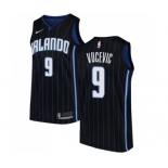 Men's Nike Orlando Magic #9 Nikola Vucevic Swingman Black Alternate NBA Jersey Statement Edition