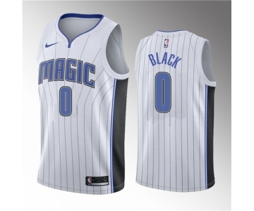 Men's Orlando Magic #0 Anthony Black White 2022-23 Association Edition Stitched Basketball Jersey