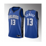 Men's Orlando Magic #13 Jett Howard Blue 2023 Draft Statement Edition Stitched Basketball Jersey