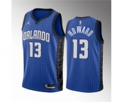 Men's Orlando Magic #13 Jett Howard Blue 2023 Draft Statement Edition Stitched Basketball Jersey