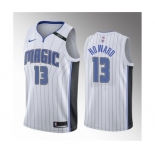 Men's Orlando Magic #13 Jett Howard White 2023 Draft Icon Edition Stitched Basketball Jersey