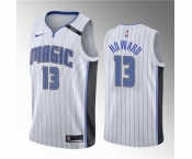 Men's Orlando Magic #13 Jett Howard White 2023 Draft Icon Edition Stitched Basketball Jersey