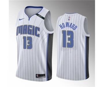 Men's Orlando Magic #13 Jett Howard White 2023 Draft Icon Edition Stitched Basketball Jersey