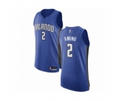 Men's Orlando Magic #2 Al-Farouq Aminu Authentic Royal Blue Basketball Jersey - Icon Edition