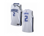 Men's Orlando Magic #2 Al-Farouq Aminu Authentic White Basketball Jersey - Association Edition