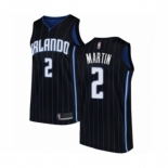 Men's Orlando Magic #2 Jarell Martin Authentic Black Basketball Jersey Statement Edition