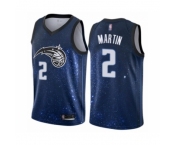 Men's Orlando Magic #2 Jarell Martin Authentic Blue Basketball Jersey - City Edition