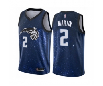 Men's Orlando Magic #2 Jarell Martin Authentic Blue Basketball Jersey - City Edition