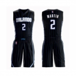 Men's Orlando Magic #2 Jarell Martin Swingman Black Basketball Suit Jersey Statement Edition