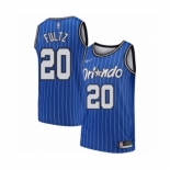 Men's Orlando Magic #20 Markelle Fultz Authentic Blue Hardwood Classics Basketball Jersey