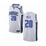 Men's Orlando Magic #20 Markelle Fultz Authentic White Basketball Jersey - Association Edition