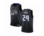 Men's Orlando Magic #24 Khem Birch Authentic Black Basketball Jersey - City Edition