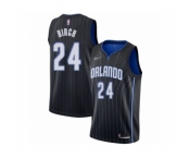 Men's Orlando Magic #24 Khem Birch Authentic Black Basketball Jersey Statement Edition