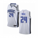 Men's Orlando Magic #24 Khem Birch Authentic White Basketball Jersey - Association Edition