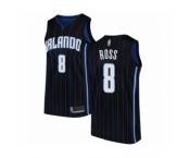 Men's Orlando Magic #8 Terrence Ross Authentic Black Basketball Jersey Statement Edition