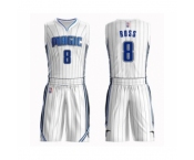 Men's Orlando Magic #8 Terrence Ross Swingman White Basketball Suit Jersey - Association Edition