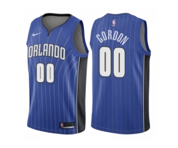 Nike NBA Orlando Magic #00 Aaron Gordon Jersey 2017-18 New Season Road Blue Swingman Jersey