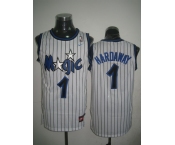 nba orlando magic #1 hardaway white