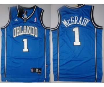 nba orlando magic #1 tracy mcgrady blue (swingman)