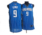 nba orlando magic #9 lewis blue