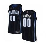 Women's Nike Orlando Magic #00 Aaron Gordon Swingman Black Alternate NBA Jersey Statement Edition