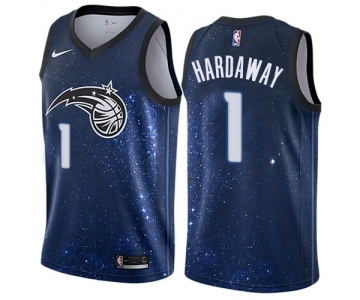 Women's Nike Orlando Magic #1 Penny Hardaway Swingman Blue NBA Jersey - City Edition