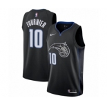 Women's Nike Orlando Magic #10 Evan Fournier Swingman Black NBA Jersey - City Edition