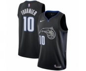 Women's Nike Orlando Magic #10 Evan Fournier Swingman Black NBA Jersey - City Edition