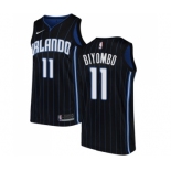 Women's Nike Orlando Magic #11 Bismack Biyombo Swingman Black Alternate NBA Jersey Statement Edition