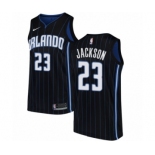 Women's Nike Orlando Magic #23 Justin Jackson Authentic Black NBA Jersey Statement Edition