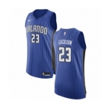 Women's Nike Orlando Magic #23 Justin Jackson Authentic Royal Blue NBA Jersey - Icon Edition