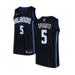 Women's Nike Orlando Magic #5 Marreese Speights Swingman Black Alternate NBA Jersey Statement Edition