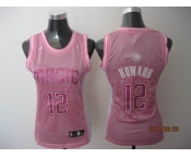 women nba orlando magic #12 howard pink