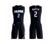 Youth Orlando Magic #2 Jarell Martin Swingman Black Basketball Suit Jersey Statement Edition