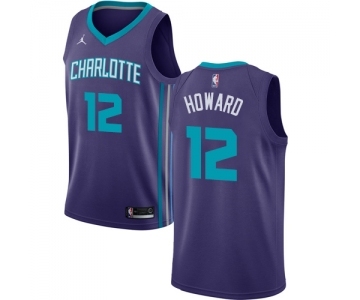 Youth Nike Jordan Charlotte Hornets #12 Dwight Howard Swingman Purple NBA Jersey Statement Edition