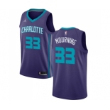 Youth Nike Jordan Charlotte Hornets #33 Alonzo Mourning Swingman Purple NBA Jersey Statement Edition