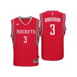 Houston Rockets #3 Ryan Anderson 2016 Road Red New Swingman Jersey