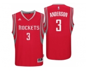 Houston Rockets #3 Ryan Anderson 2016 Road Red New Swingman Jersey