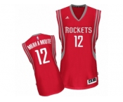 Men Adidas Houston Rockets #12 Luc Mbah a Moute Swingman Red Road NBA Jersey