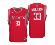 Men Houston Rockets #33 Ryan Anderson Road Red New Swingman Jersey