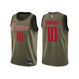 Men Nike Houston Rockets #10 Eric Gordon Green Salute to Service NBA Swingman Jersey