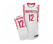 Men's Adidas Houston Rockets #12 Louis Williams Authentic White Home NBA Jersey