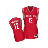 Men's Adidas Houston Rockets #12 Louis Williams Swingman Red Road NBA Jersey