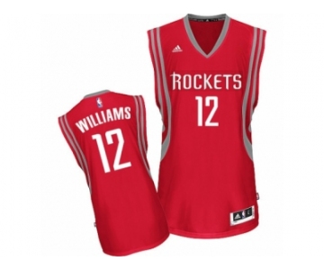 Men's Adidas Houston Rockets #12 Louis Williams Swingman Red Road NBA Jersey