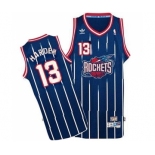 Men's Adidas Houston Rockets #13 James Harden Swingman Navy Hardwood Classic Fashion NBA Jersey