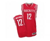 Men's Adidas Houston Rockets #3 Chris Paul Authentic Red Road NBA Jersey