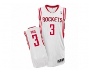 Men's Adidas Houston Rockets #3 Chris Paul Authentic White Home NBA Jerseys