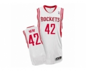 Men's Adidas Houston Rockets #42 Nene Authentic White Home NBA Jersey