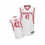 Men's Adidas Houston Rockets #42 Nene Swingman White Home NBA Jersey