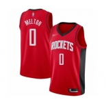 Men's Houston Rockets #0 De'Anthony Melton Authentic Red Finished Basketball Jersey - Icon Edition